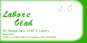 laborc olah business card